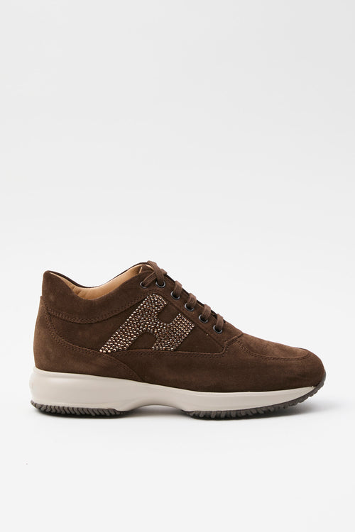 Hogan Sneaker Chocolate Brown Donna