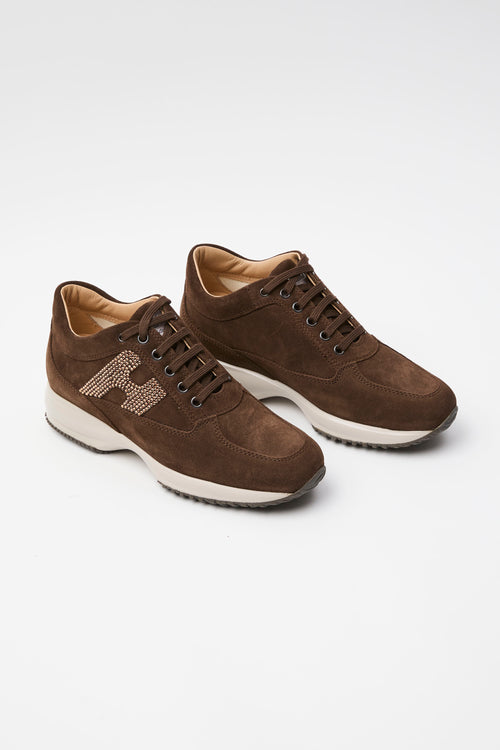 Hogan Sneaker Chocolate Brown Donna - 2