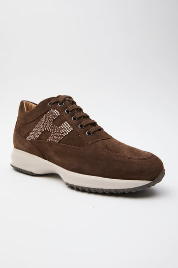 Hogan Sneaker Chocolate Brown Donna - 4