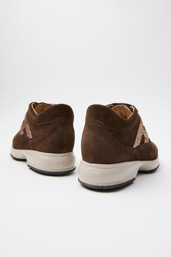 Hogan Sneaker Chocolate Brown Donna - 6