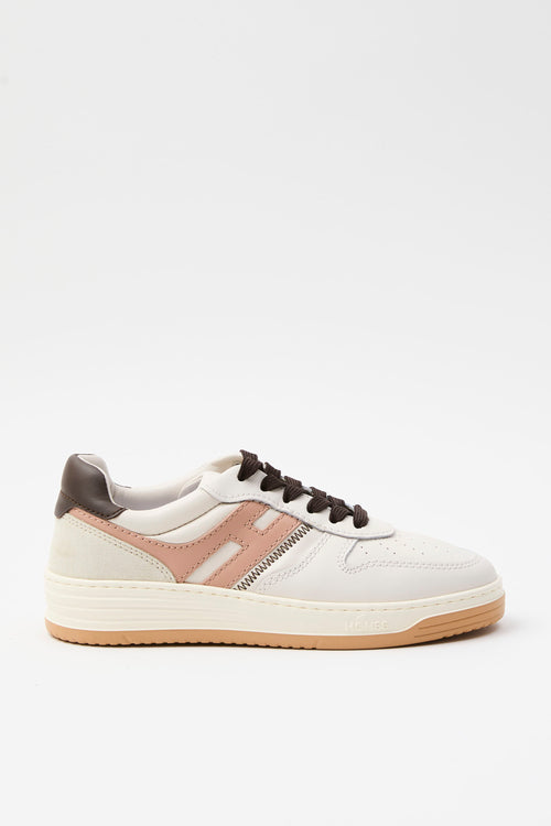 Hogan Sneaker Bianco+cipria+tm Donna