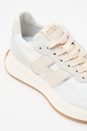 Hogan Sneaker Bianco+ghiaccio+argento Donna - 4