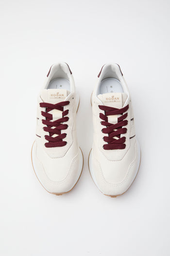 Hogan Sneaker Yogurt+bordeaux Donna - 3