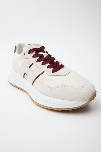 Hogan Sneaker Yogurt+bordeaux Donna - 4