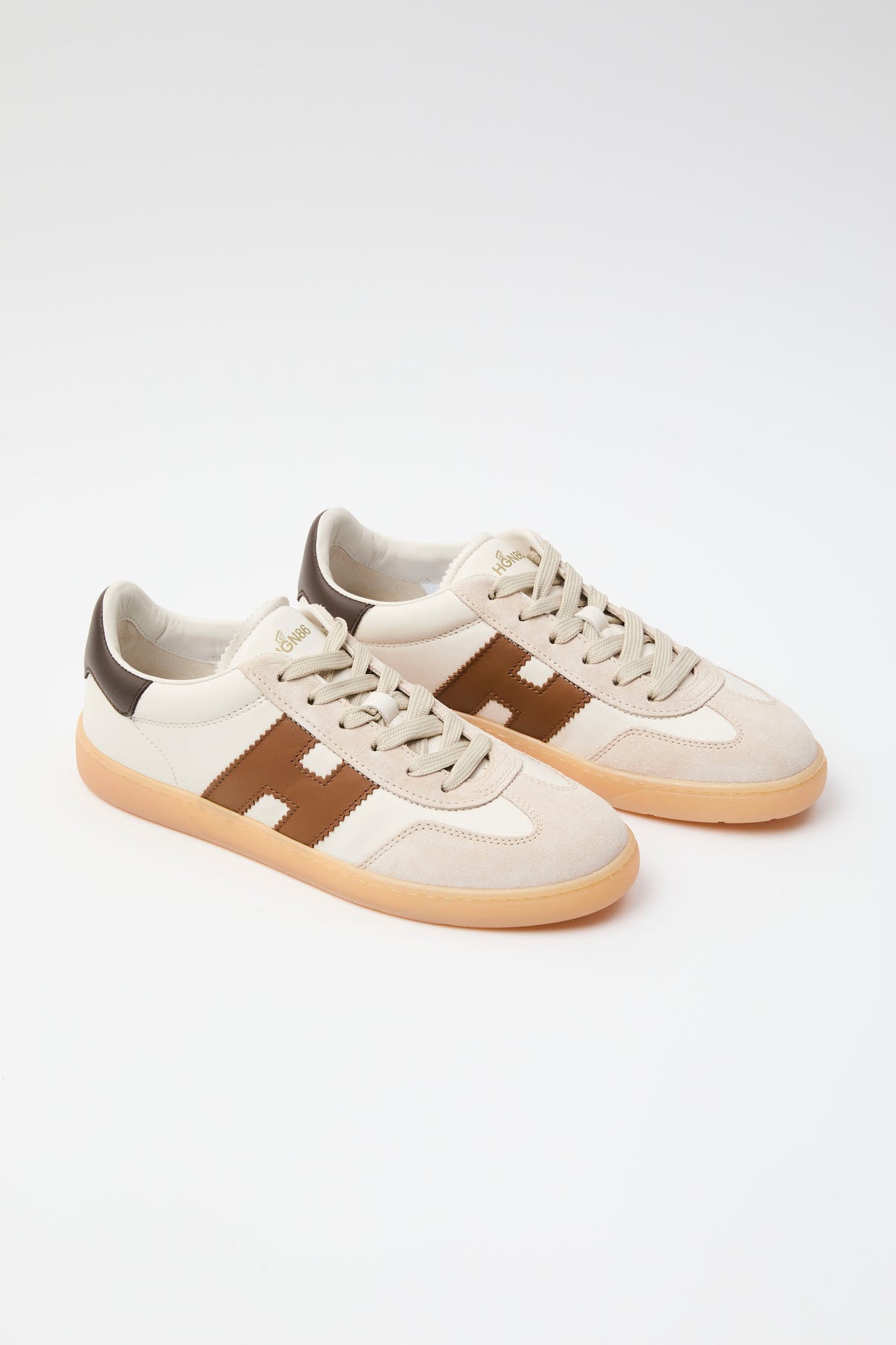 Sneaker Bianco+cuoio Donna — 2
