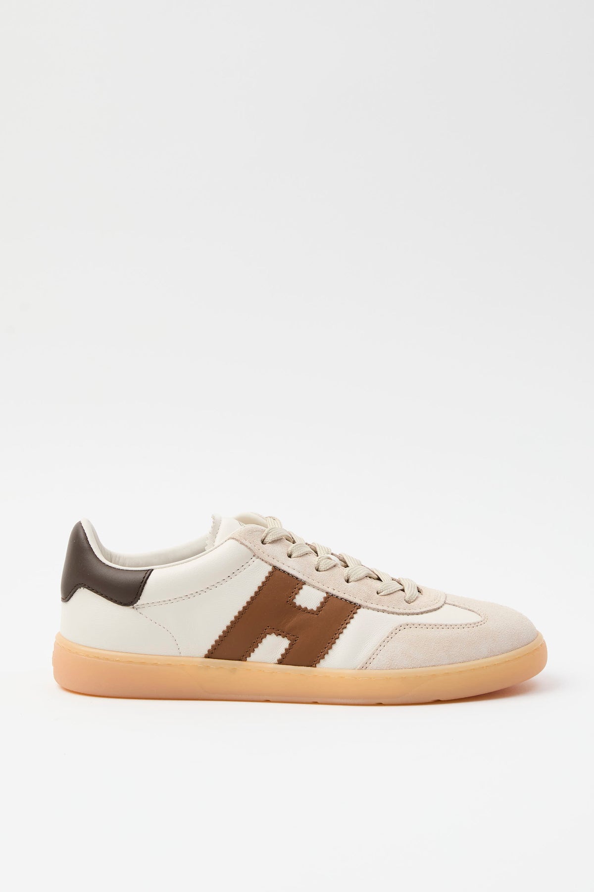 Sneaker Bianco+cuoio Donna — 1