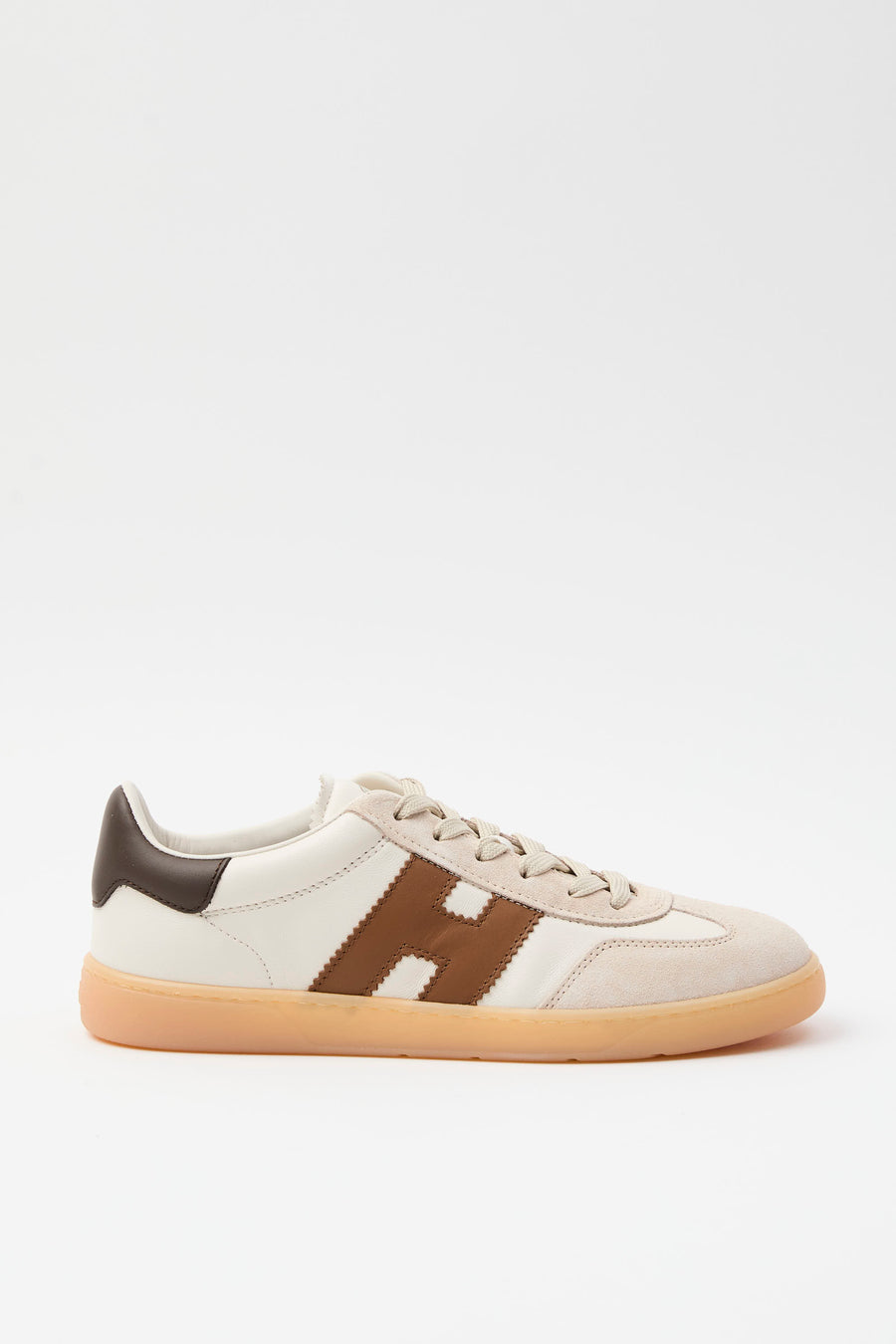 Hogan Sneaker Bianco+cuoio Donna