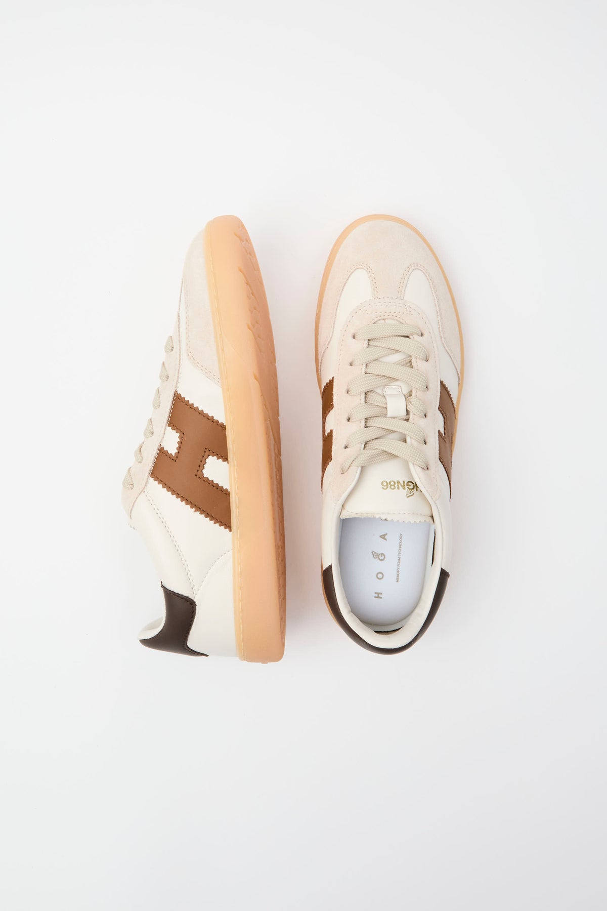 Sneaker Bianco+cuoio Donna — 7
