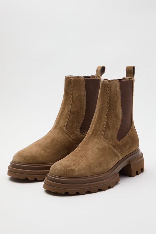 Hogan Stivaletto Cuoio Chiaro Donna - 2