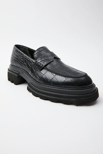 Hogan Mocassino Nero Donna - 3