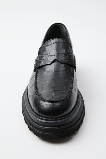 Hogan Mocassino Nero Donna - 5