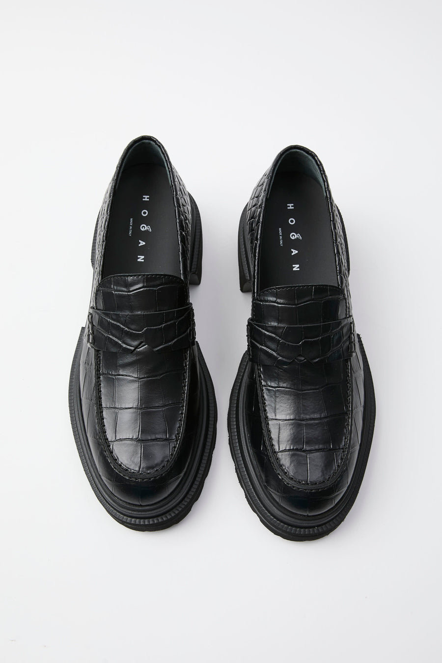 Hogan Mocassino Nero Donna