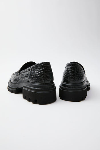 Hogan Mocassino Nero Donna - 7