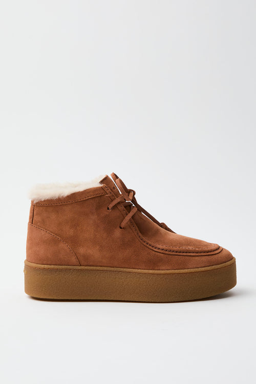 Hogan Stivaletto Cuoio Scuro Donna