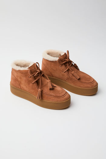 Hogan Stivaletto Cuoio Scuro Donna - 3