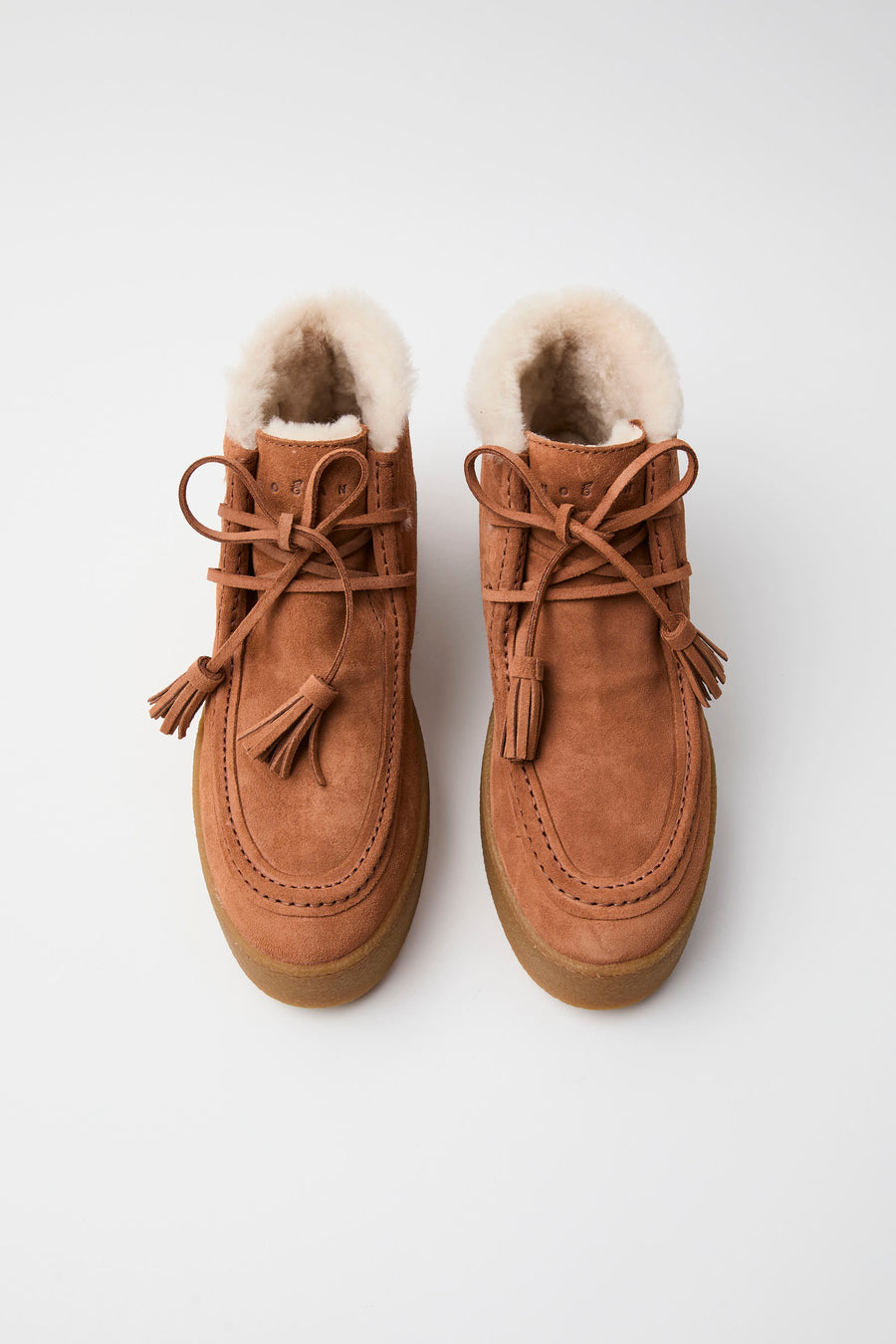 Hogan Stivaletto Cuoio Scuro Donna
