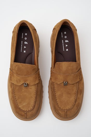 Hogan Mocassino Marrone Chiaro Donna - 3