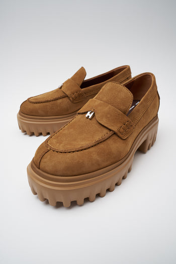 Hogan Mocassino Marrone Chiaro Donna - 6