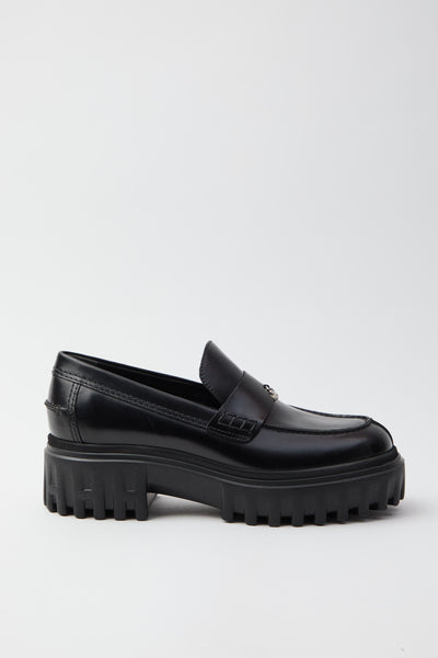 Hogan Mocassino Nero Donna