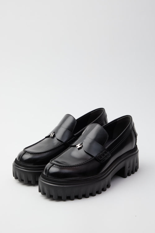 Hogan Mocassino Nero Donna - 2