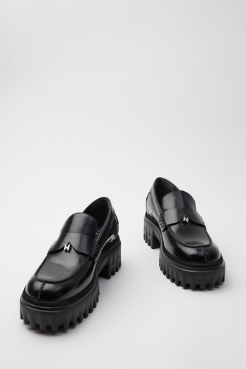 Hogan Mocassino Nero Donna - 7