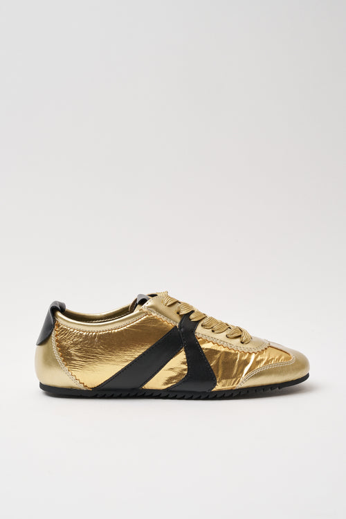 In Emergency Situation Sneaker Gold/black Donna