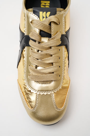 In Emergency Situation Sneaker Gold/black Donna - 3