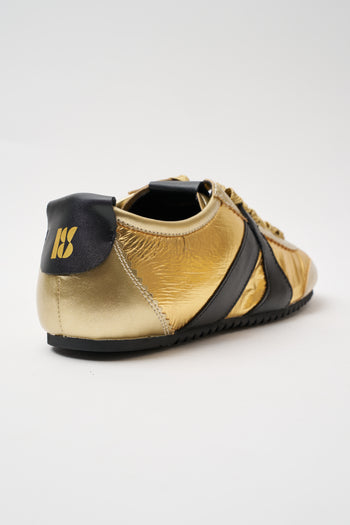 In Emergency Situation Sneaker Gold/black Donna - 4
