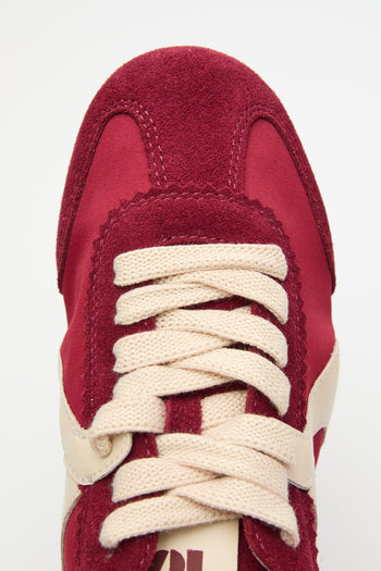 In Emergency Situation Sneaker Bordeaux/crema Donna - 7
