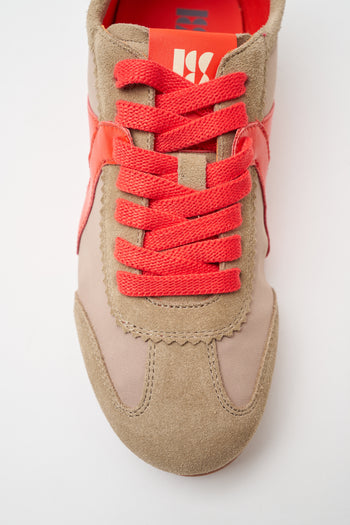 In Emergency Situation Sneaker Taupe/orange Donna - 3