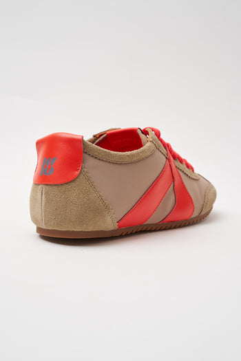 In Emergency Situation Sneaker Taupe/orange Donna - 4