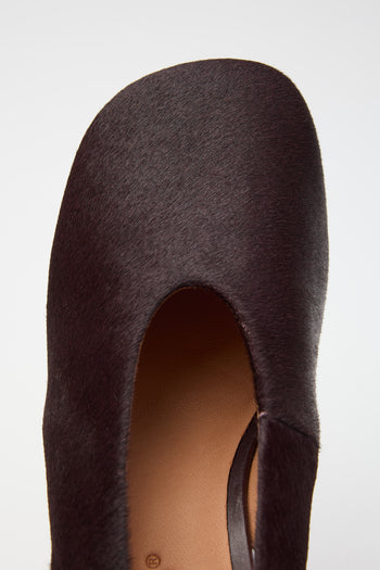 Inuovo Slingback Pony Bordeaux Donna - 5
