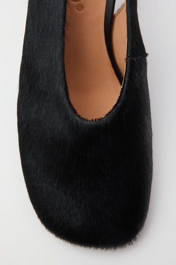 Inuovo Slingback Pony Black Donna - 7