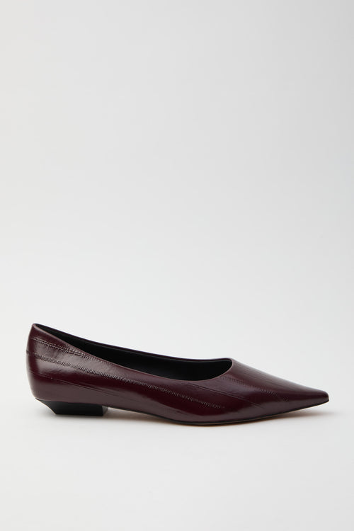 Inuovo Ballerina Dark Burgundy Donna