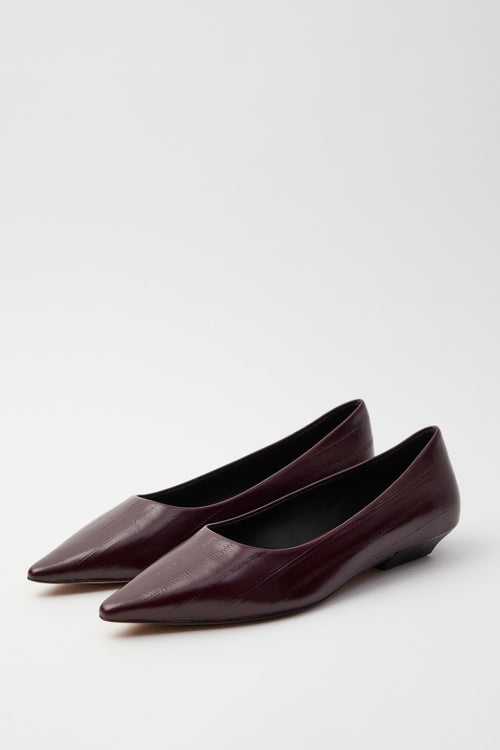 Inuovo Ballerina Dark Burgundy Donna - 2