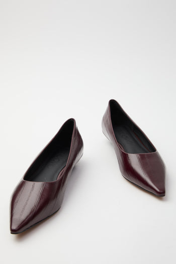 Inuovo Ballerina Dark Burgundy Donna - 6