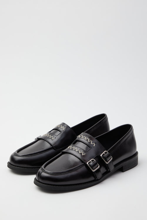 Inuovo Mocassino Black Donna - 2