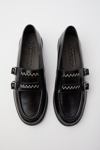 Inuovo Mocassino Black Donna - 5
