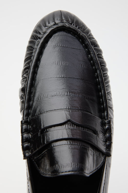 Inuovo Mocassino Black Donna