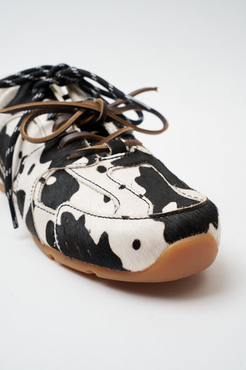 Inuovo Sneaker Pony Black Cow Donna - 5