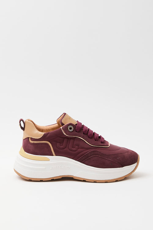 Janet & Janet Sneaker Wine/nocciola Donna