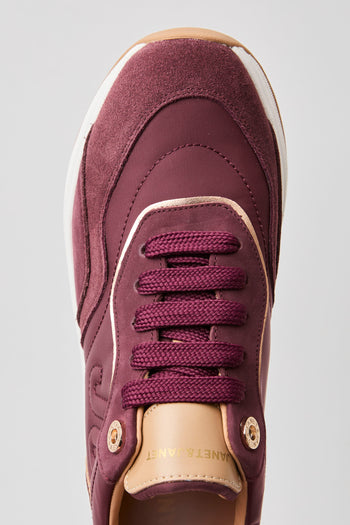 Janet & Janet Sneaker Wine/nocciola Donna - 7