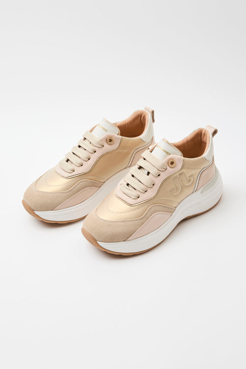 Janet & Janet Sneaker Beige Donna - 2