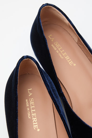 La Sellerie Ballerina Blu Donna - 5