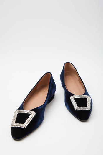 La Sellerie Ballerina Blu Donna - 7