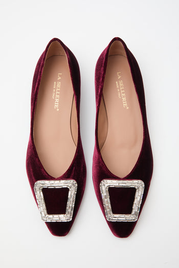 La Sellerie Ballerina Bordaux Donna - 6