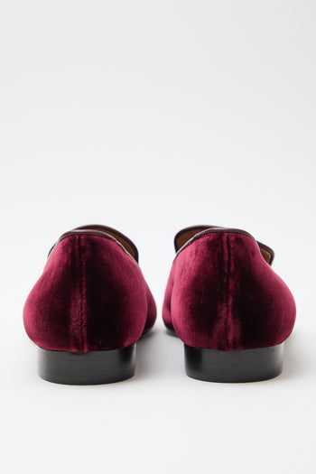 La Sellerie Mocassino Bordeaux Donna - 4