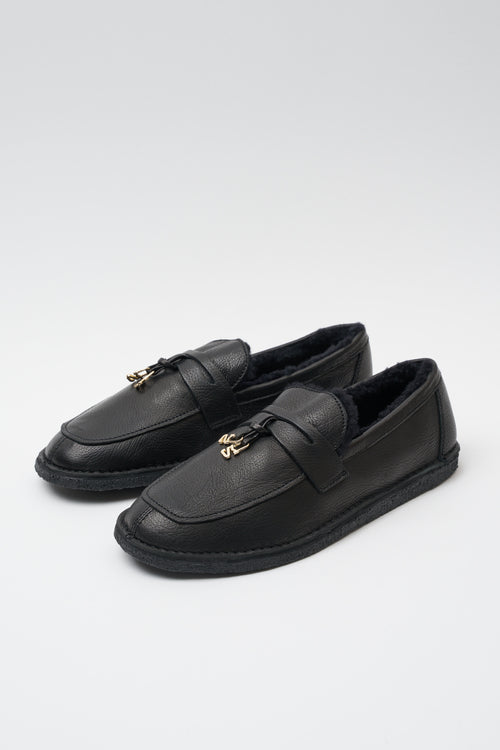 Massimo Santini Mocassino Black Donna - 2