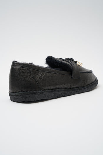 Massimo Santini Mocassino Black Donna - 5