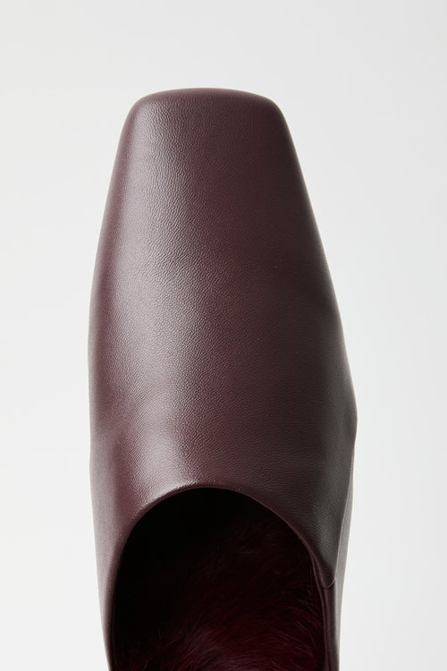 Massimo Santini Sabot Bordeaux Donna
